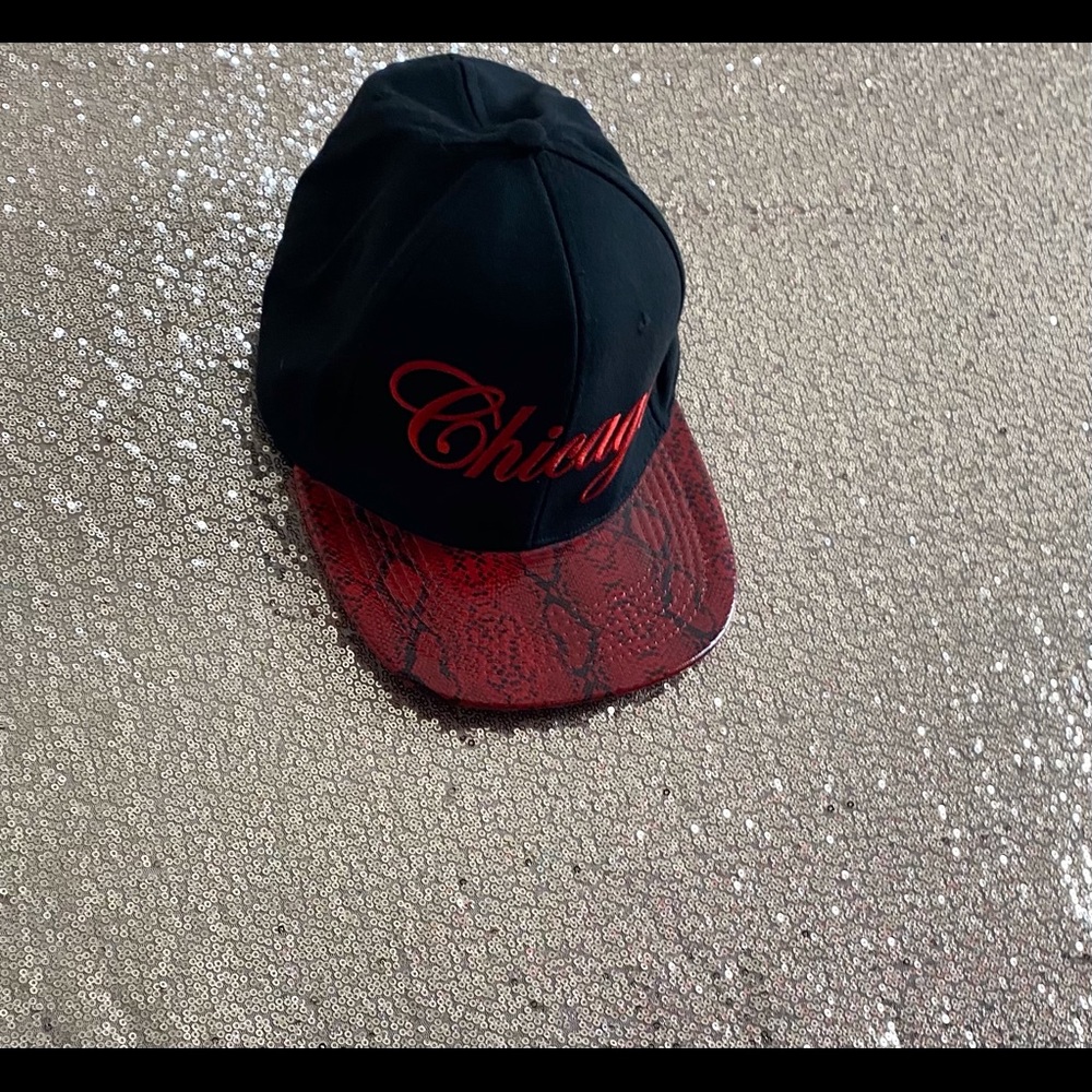 Red Chicago Snapback